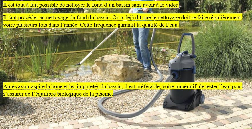 Entretien Piscine Biologique Naturelle